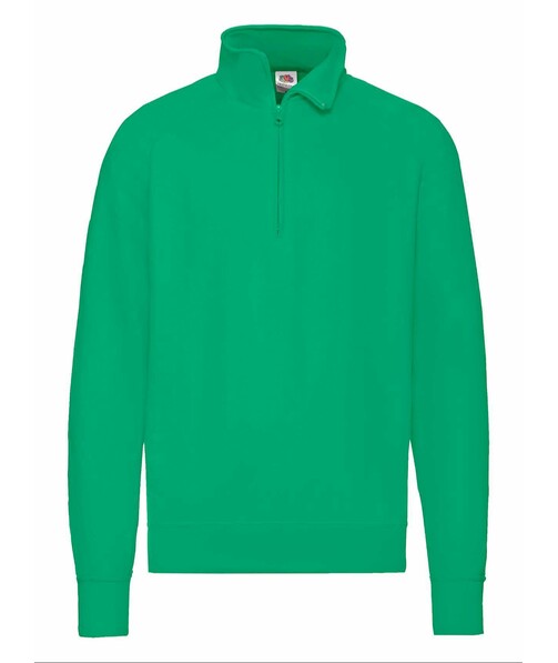 Свитер мужской с воротником на молнии Lightweight zip neck c браком пятна/грязь на одежде цвет ярко-зеленый 0