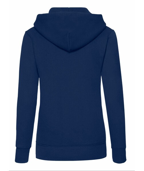 Толстовка женская с капюшоном Classic hooded c браком дырки на одежде цвет темно-синий 11