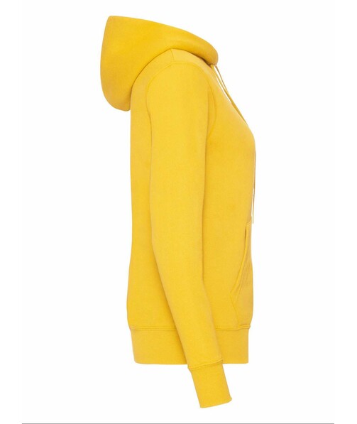 Толстовка женская с капюшоном Classic hooded c браком дырки на одежде цвет солнечно желтый 13