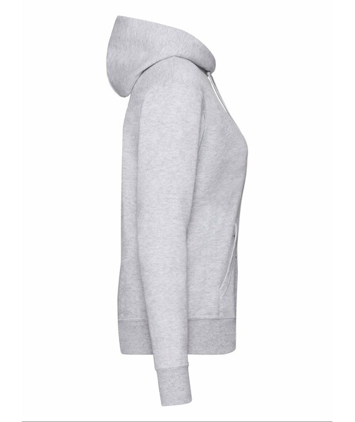 Толстовка жіноча зкапюшоном Classic hooded з браком дирки на одязі колір сіро-ліловий 40