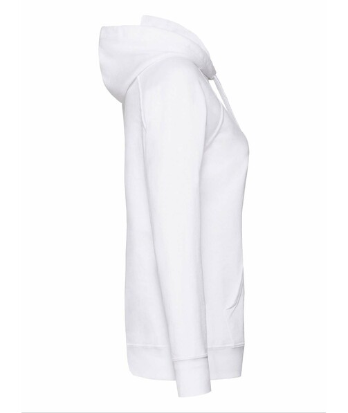 Толстовка жіноча з капюшоном Lightweight hooded з браком дирки на одязі колір білий 2