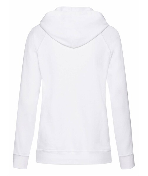 Толстовка жіноча з капюшоном Lightweight hooded з браком дирки на одязі колір білий 3