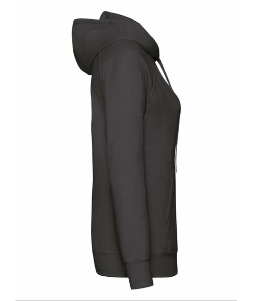 Толстовка женская с капюшоном Lightweight hooded с браком дырки на одежде цвет черный 5