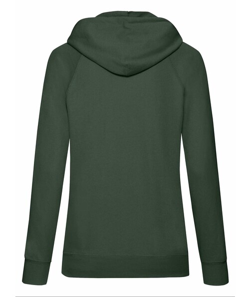 Толстовка жіноча з капюшоном Lightweight hooded з браком дирки на одязі колір темно-зелений 9