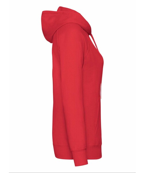 Толстовка жіноча з капюшоном Lightweight hooded з браком дирки на одязі колір червоний 11