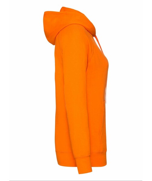 Толстовка женская с капюшоном Lightweight hooded с браком дырки на одежде цвет оранжевый 16