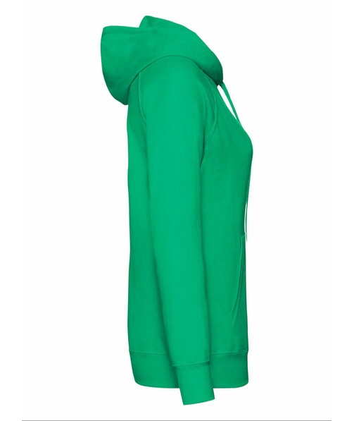 Толстовка жіноча з капюшоном Lightweight hooded з браком дирки на одязі колір яскраво-зелений 18