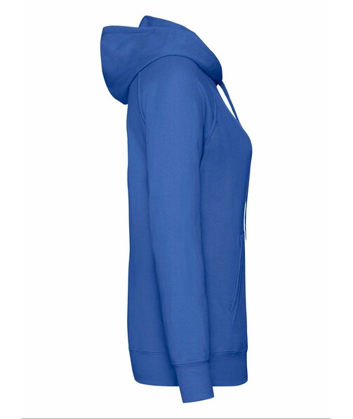 Толстовка женская с капюшоном Lightweight hooded с браком дырки на одежде цвет ярко-синий 21
