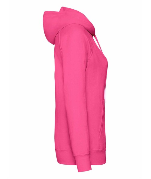 Толстовка женская с капюшоном Lightweight hooded с браком дырки на одежде цвет малиновый 24