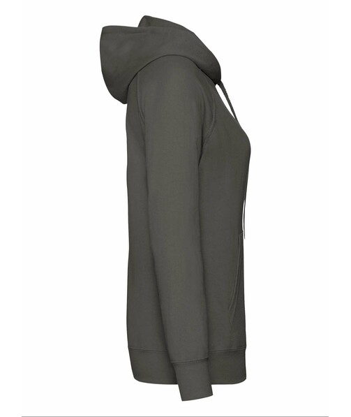 Толстовка женская с капюшоном Lightweight hooded с браком дырки на одежде цвет светлый графит 33