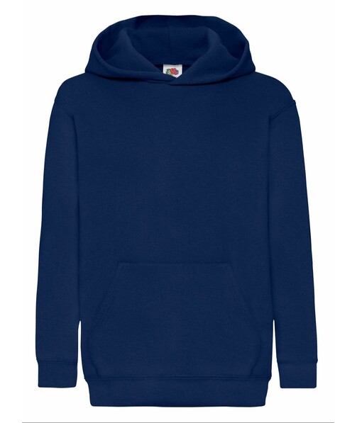 Толстовка дитяча з капюшоном Classic hooded із браком дірки в одязі колір темно-синій 7