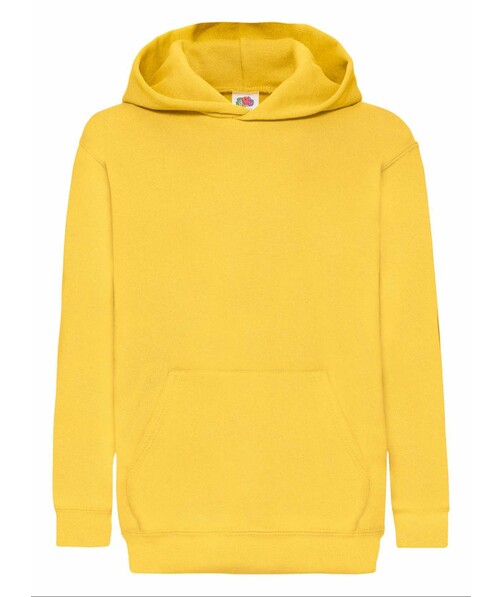 Толстовка дитяча з капюшоном Classic hooded із браком дірки в одязі колір сонячний жовтий 10