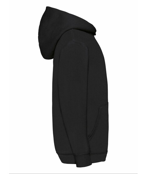 Толстовка детская с капюшоном Classic hooded c браком дырки в одежде цвет черный 14