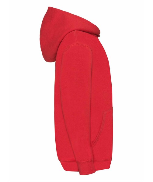 Толстовка дитяча з капюшоном Classic hooded із браком дірки в одязі колір червоний 20