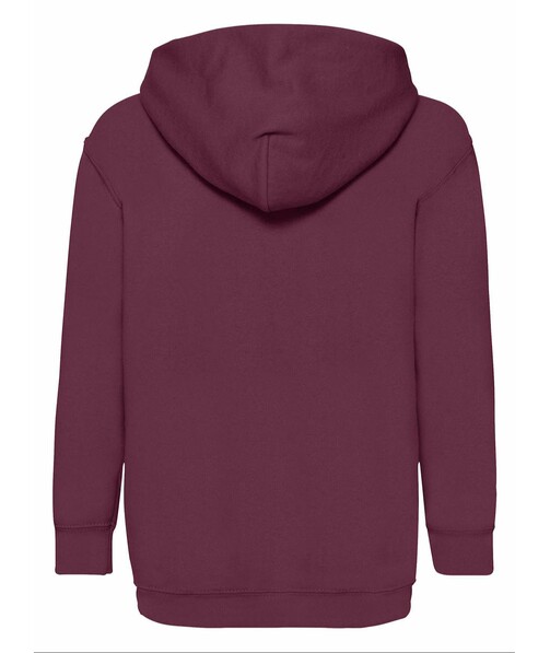 Толстовка дитяча з капюшоном Classic hooded із браком дірки в одязі колір бордовий 24