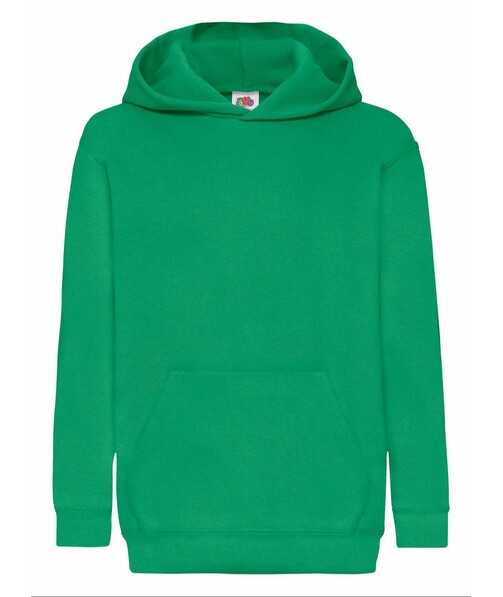 Толстовка дитяча з капюшоном Classic hooded із браком дірки в одязі колір яскраво-зелений 25