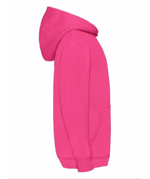 Толстовка дитяча з капюшоном Classic hooded із браком дірки в одязі колір малиновий 35