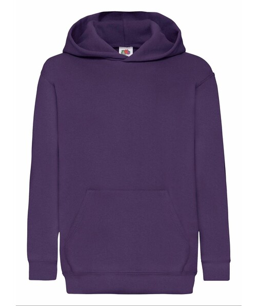 Толстовка дитяча з капюшоном Classic hooded із браком дірки в одязі колір фіолетовий 43