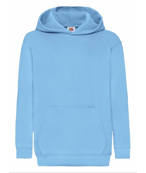 Толстовка дитяча з капюшоном Classic hooded із браком дірки в одязі колір небесно-блакитний 50