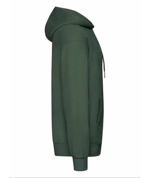 Толстовка мужская с капюшоном Classic hooded c браком пятна/грязь на одежде цвет темно-зеленый 15