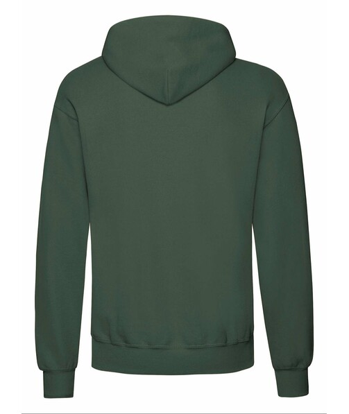 Толстовка мужская с капюшоном Classic hooded c браком пятна/грязь на одежде цвет темно-зеленый 16