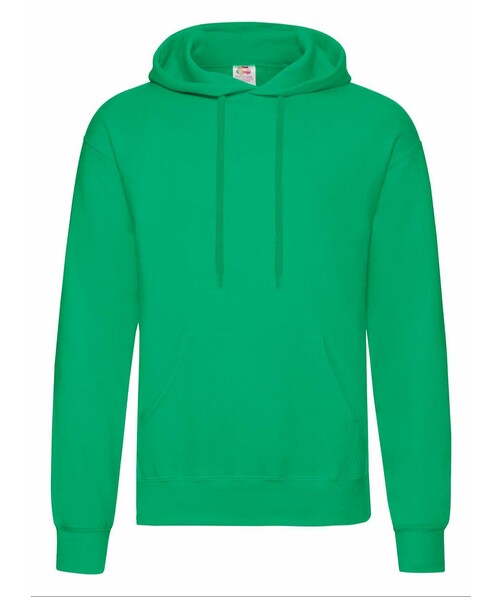 Толстовка мужская с капюшоном Classic hooded c браком пятна/грязь на одежде цвет ярко-зеленый 23