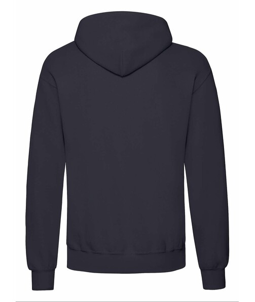 Толстовка чоловіча з капюшоном Classic hooded із браком плями/бруд на одязі колір глибокий темно-синій 43