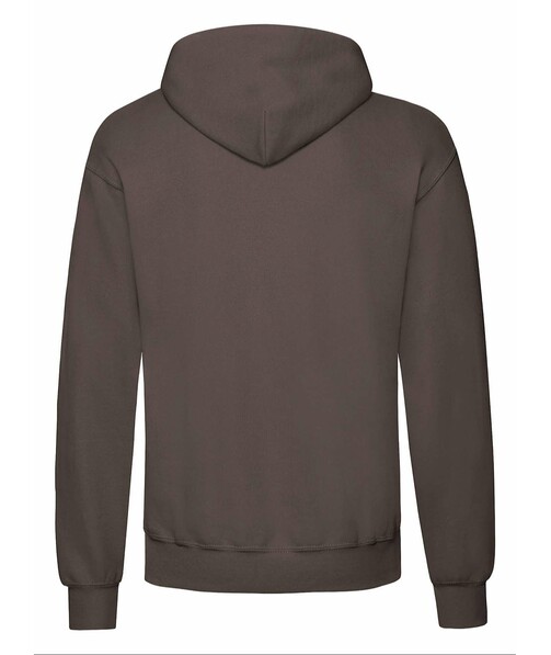 Толстовка мужская с капюшоном Classic hooded c браком пятна/грязь на одежде цвет шоколадный 46