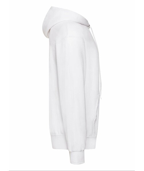 Толстовка мужская с капюшоном Classic hooded с браком дырки в одежде цвет белый 2