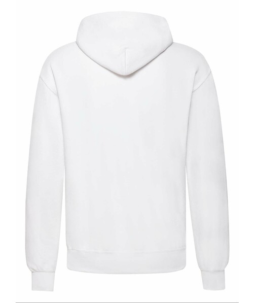 Толстовка чоловіча з капюшоном Classic hooded з браком дирки в одязі колір білий 3