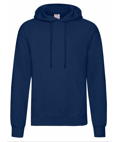 Толстовка чоловіча з капюшоном Classic hooded з браком дирки в одязі колір темно-синій 4