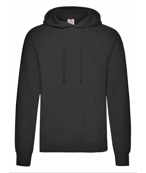 Толстовка чоловіча з капюшоном Classic hooded з браком дирки в одязі колір чорний 10