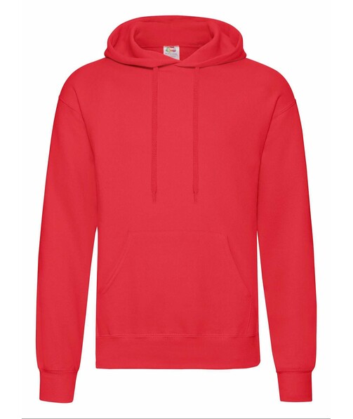 Толстовка мужская с капюшоном Classic hooded с браком дырки в одежде цвет красный 16