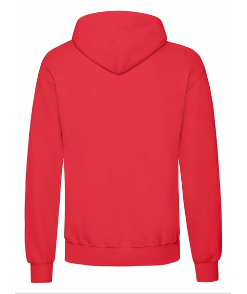 Толстовка мужская с капюшоном Classic hooded с браком дырки в одежде цвет красный 18