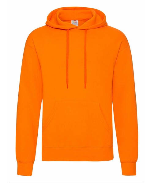 Толстовка мужская с капюшоном Classic hooded с браком дырки в одежде цвет оранжевый 19
