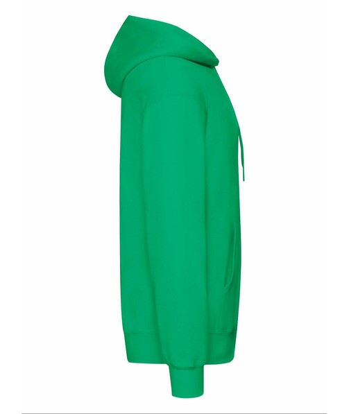 Толстовка мужская с капюшоном Classic hooded с браком дырки в одежде цвет ярко-зеленый 23