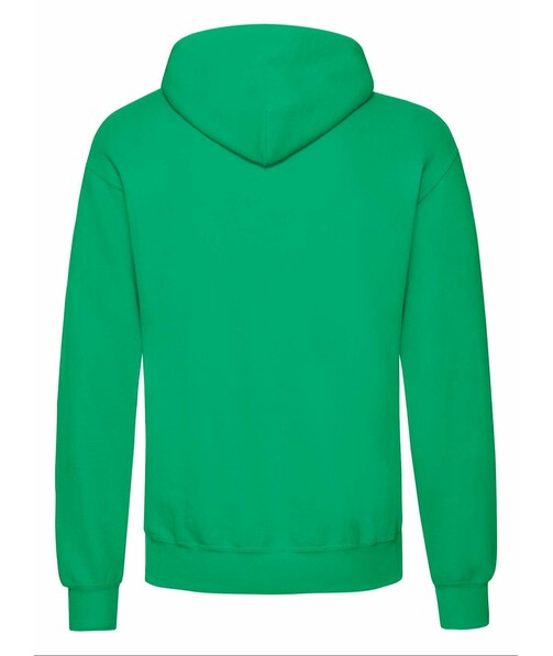 Толстовка мужская с капюшоном Classic hooded с браком дырки в одежде цвет ярко-зеленый 24