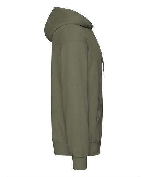 Толстовка мужская с капюшоном Classic hooded с браком дырки в одежде цвет оливковый 35