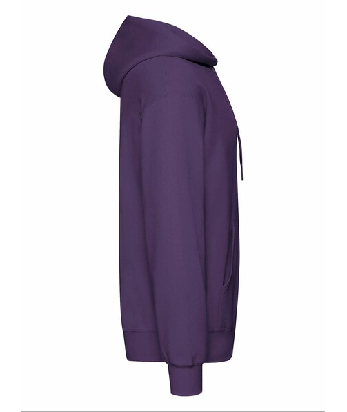 Толстовка мужская с капюшоном Classic hooded с браком дырки в одежде цвет фиолетовый 50
