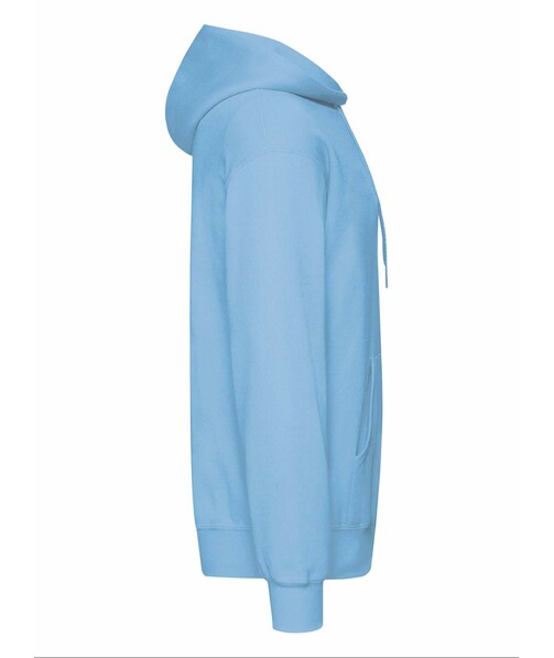Толстовка мужская с капюшоном Classic hooded с браком дырки в одежде цвет небесно-голубой 57