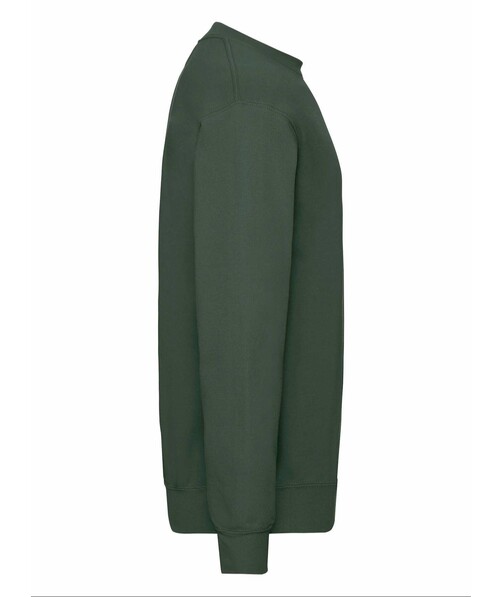 Пуловер чоловічий Classic set-in з браком дирки в одягу колір темно-зелений 14