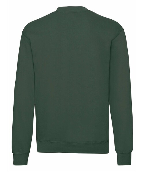 Пуловер чоловічий Classic set-in з браком дирки в одягу колір темно-зелений 15