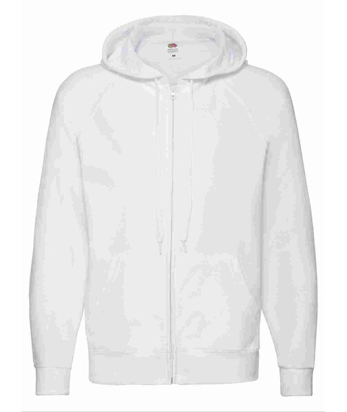 Толстовка мужская на молнии Lightweight hooded jacket c браком пятна/грязь на одежде цвет белый 1