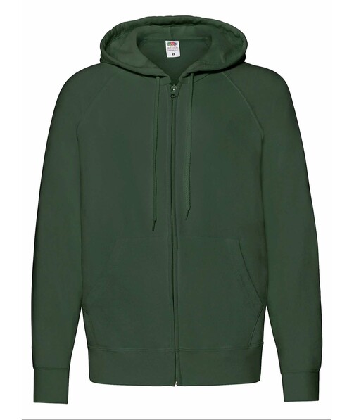 Толстовка мужская на молнии Lightweight hooded jacket c браком пятна/грязь на одежде цвет темно-зеленый 6