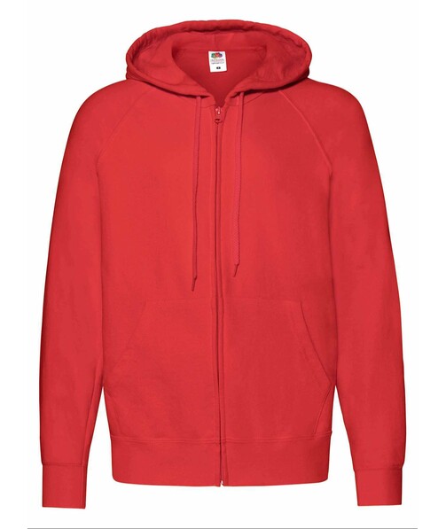Толстовка чоловіча на блискавці Lightweight hooded jacket з браком п&#039;ятна/бруд на одягу колір червоний 9