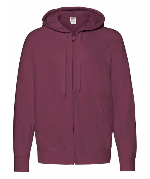 Толстовка мужская на молнии Lightweight hooded jacket c браком пятна/грязь на одежде цвет бордовый 12