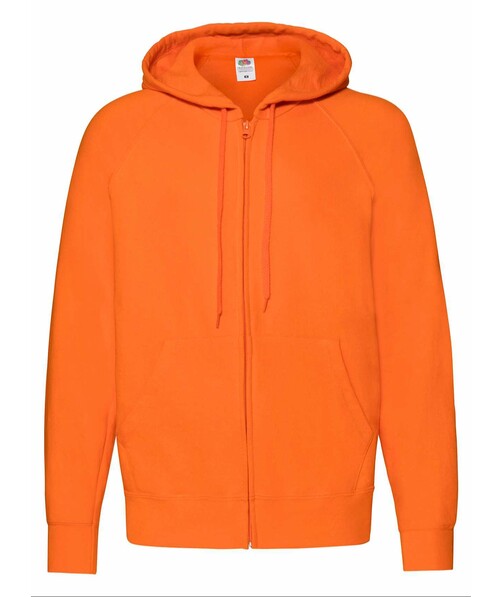 Толстовка мужская на молнии Lightweight hooded jacket c браком пятна/грязь на одежде цвет оранжевый 15