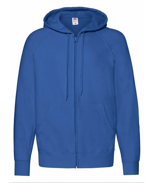 Толстовка мужская на молнии Lightweight hooded jacket c браком пятна/грязь на одежде цвет ярко-синий 21