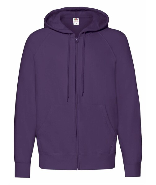 Толстовка мужская на молнии Lightweight hooded jacket c браком пятна/грязь на одежде цвет фиолетовый 36