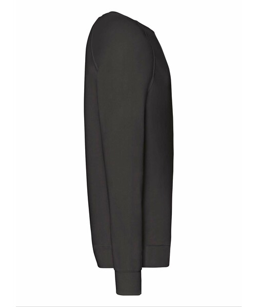 Світшот чоловічий Lightweignt raglan з браком п&#039;ятна/бруд на одягу колір чорний 5